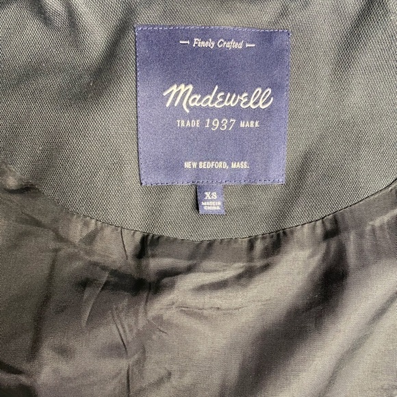 MADEWELL SHERPA FAUX FUR ZIPPERED VEST WITH POCKETS SIZE XS - Picture 4 of 9